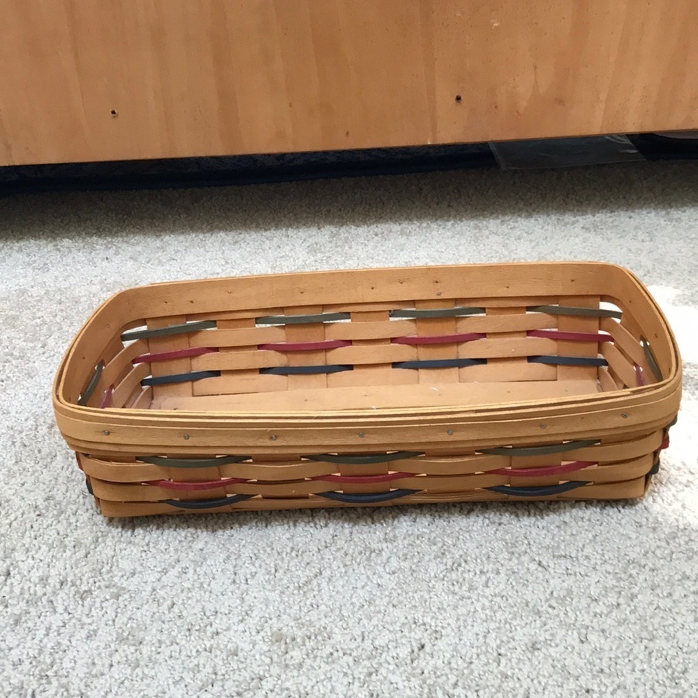 LONGABERGER 2000 handwoven warm bread basket